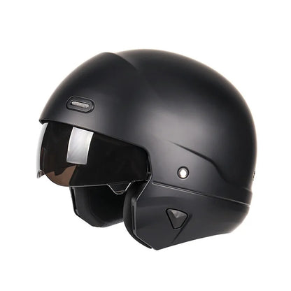 Casco retro de fibra de carbono