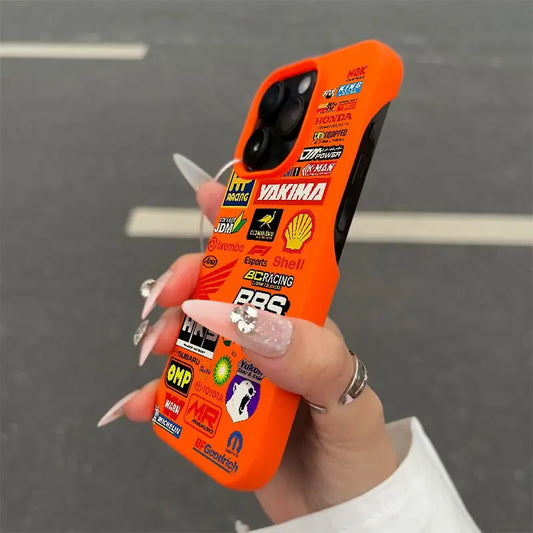 Racing Sticker iPhone Case 