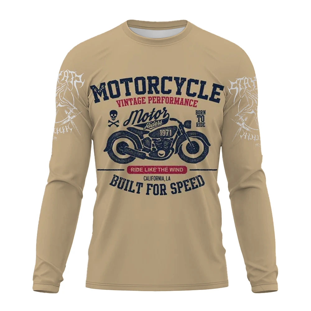 Vintage Motorrad Langarmshirt