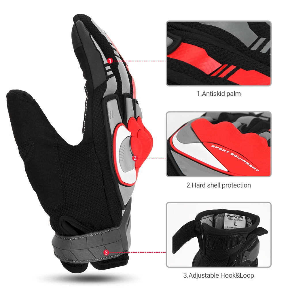 Gants de moto de course