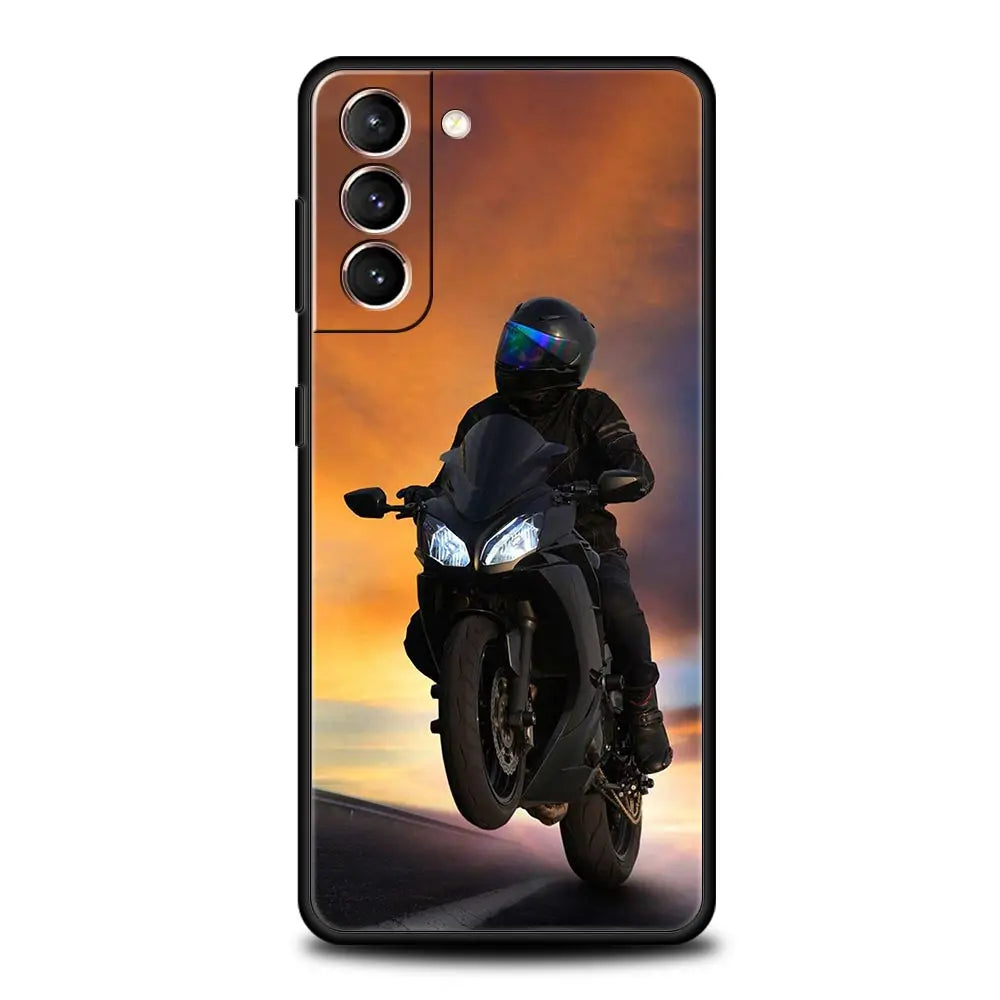 Étui de téléphone sportif Moto Cross