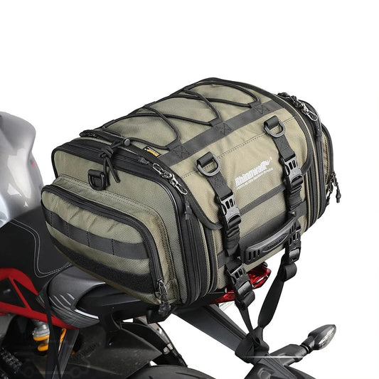 Sac à selle spacieuse de moto