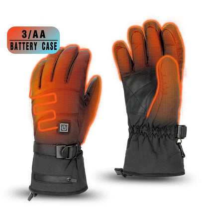 Guantes calefactables para motocicleta