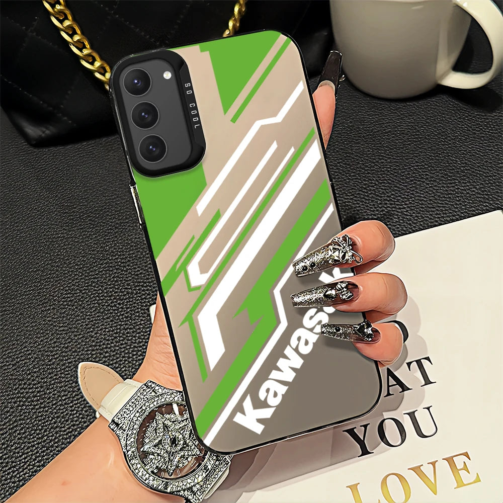 Case de téléphone de moto Kawasaki - pour Samsung Galaxy