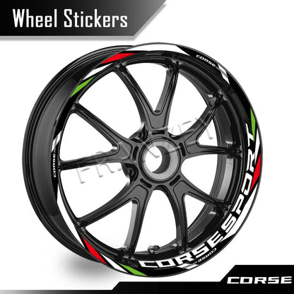 Ducati Monster Motorcycle Wheel Stickers