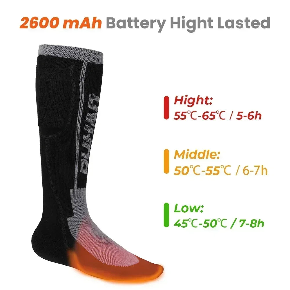 Winter Motorcycle Heated Socks