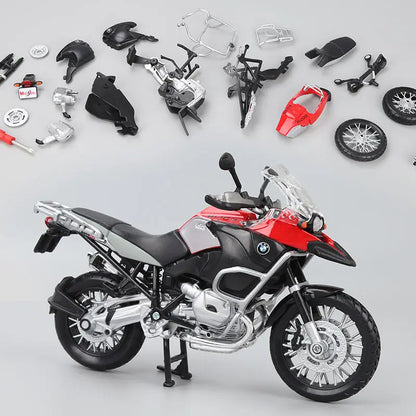 1:12 BMW R1200 GS مجموعة نماذج الدراجات النارية للمغامرة