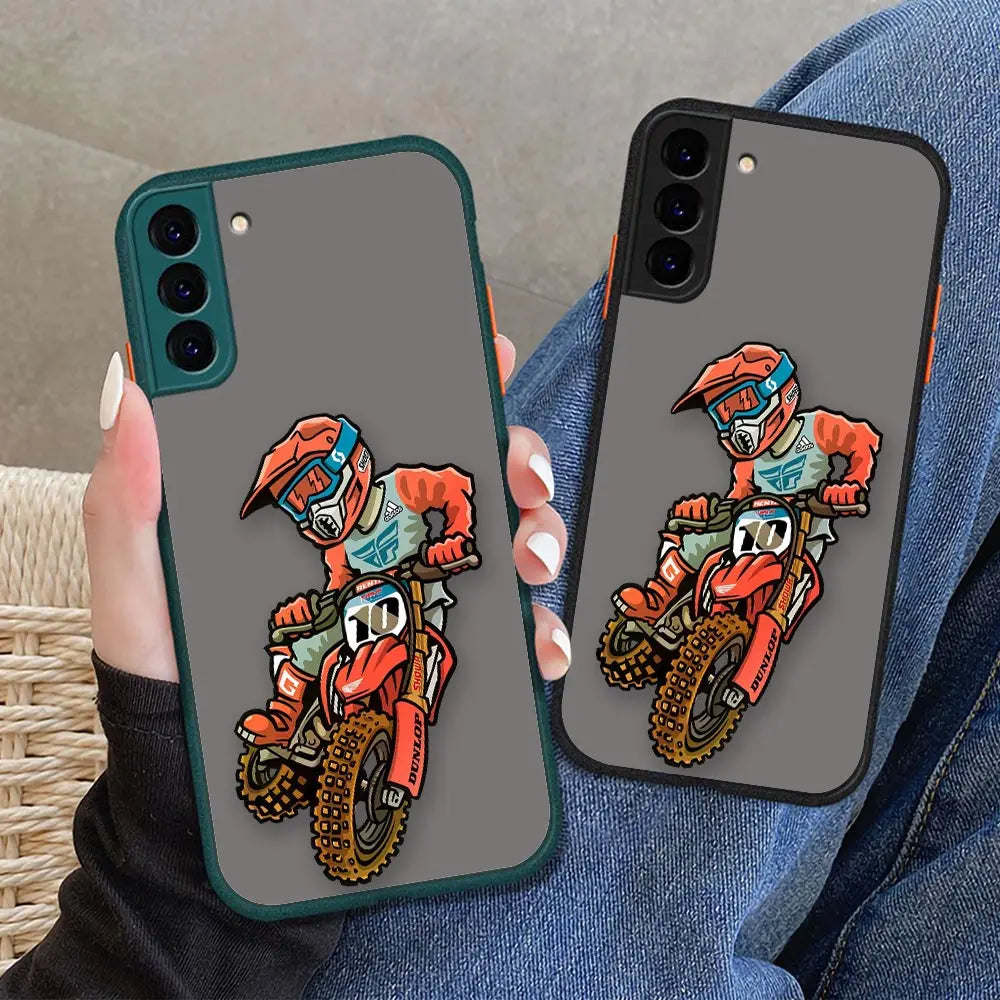 Moto GP Matte Case لـ Samsung