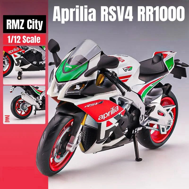 1/12 Modelo de motocicleta RSV4 RF de abril RSV4