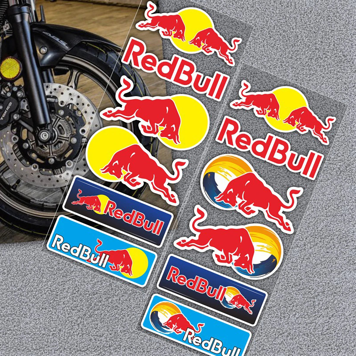 Paquete de pegatinas de Red Bull