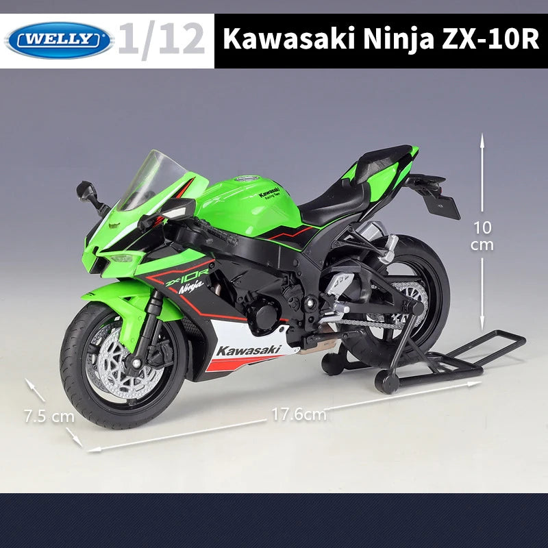 Miniatura de motocicleta Kawasaki Ninja ZX10R