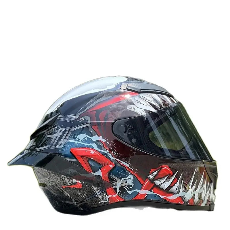 Casco de motocicleta de cara completa