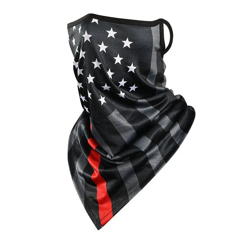 Polaina de cuello de bandera americana