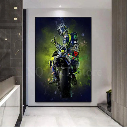 Valentino Rossi Canvas Art