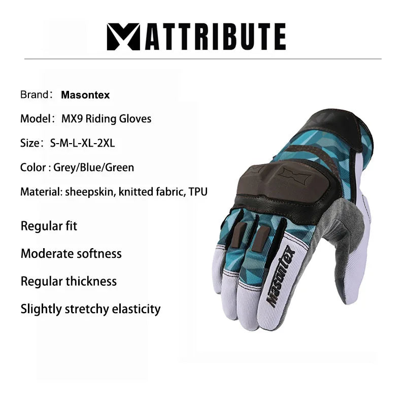 Gants de moto Masontex