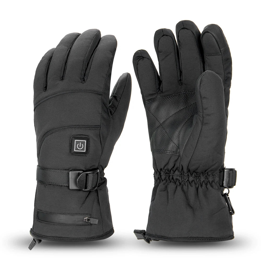 Guantes calefactables para motocicleta