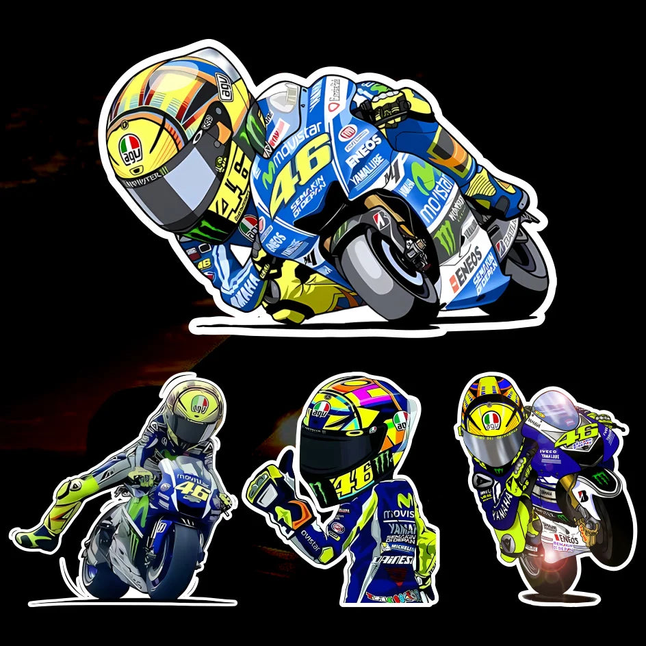 Road Racer Decal Sticker