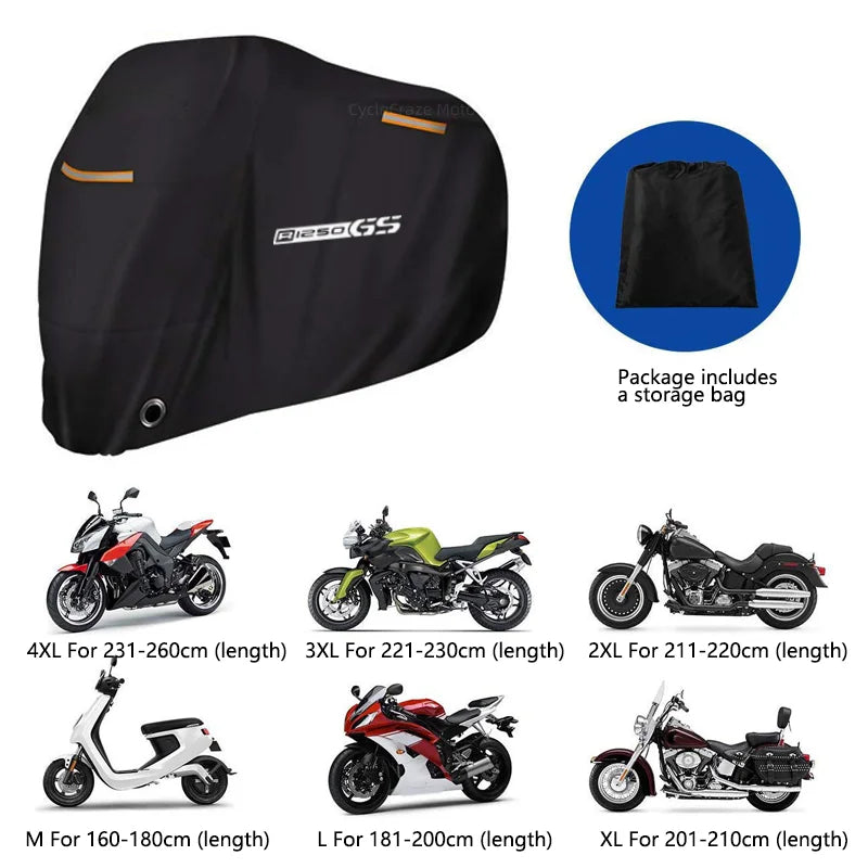 Waterproof Outdoor Motorcycle Cover for BMW R1250 GS