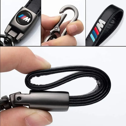 BMW M Series Leather Keychain