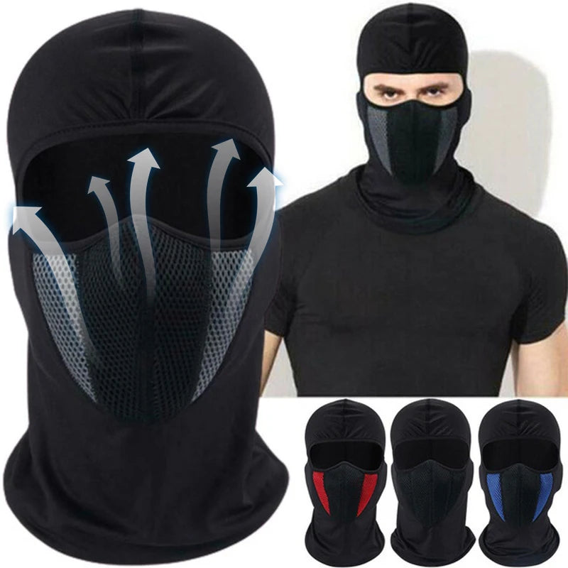 Balaclava de motocicleta à prova de poeira