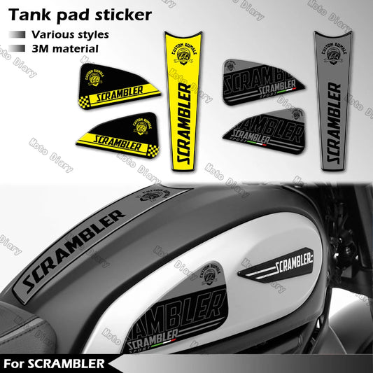 Tank Pad Stickers for Scrambler