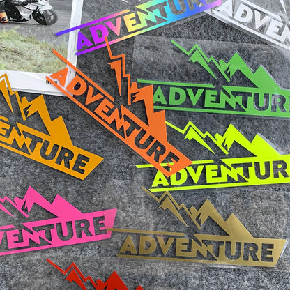 Adventure Sticker for Motorcycles