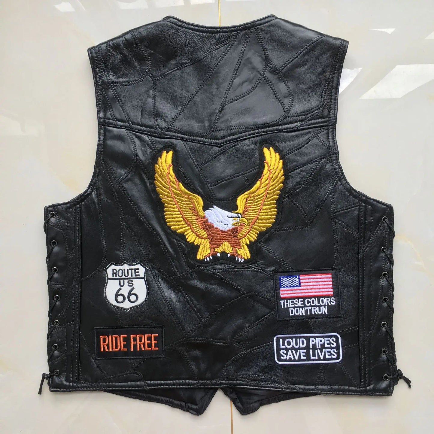 Motorcycle Leather Vests