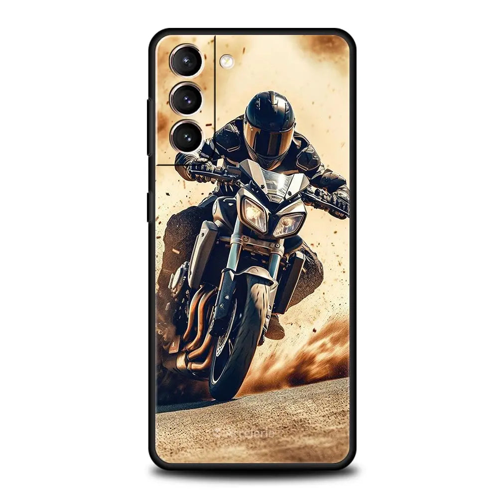 Capa de telefone esportivo de motocicleta 