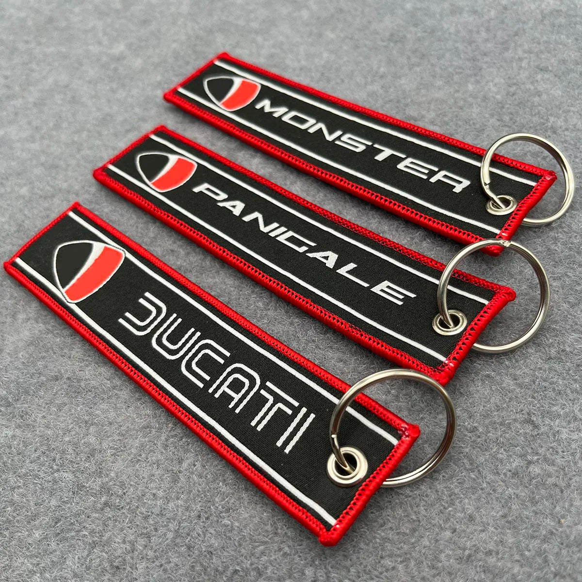 Ducati Motorcycle Keychain Set