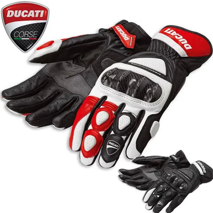 Ducati Leather Carbon Fibre Gloves