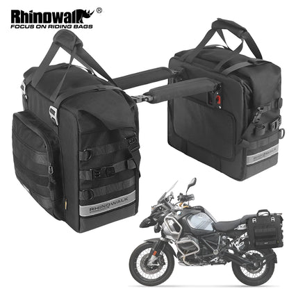 Bolsa de silla de silla de silla de motocicleta expandible