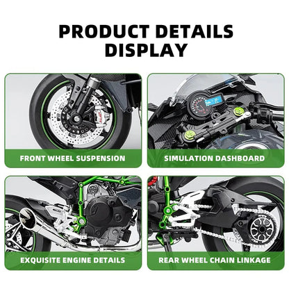 Ninja H2R 1: 9 Motorcycle Miniature