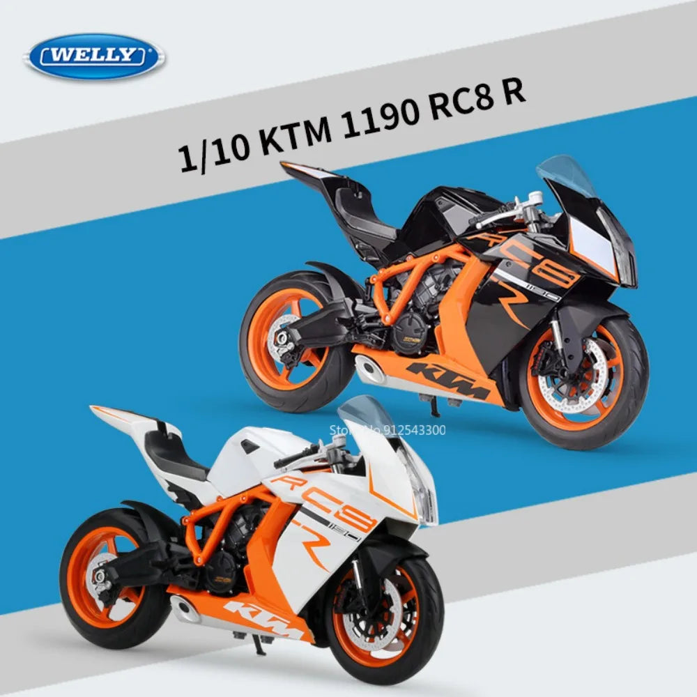 KTM 1190 RC8 R دراجة نارية مصغرة