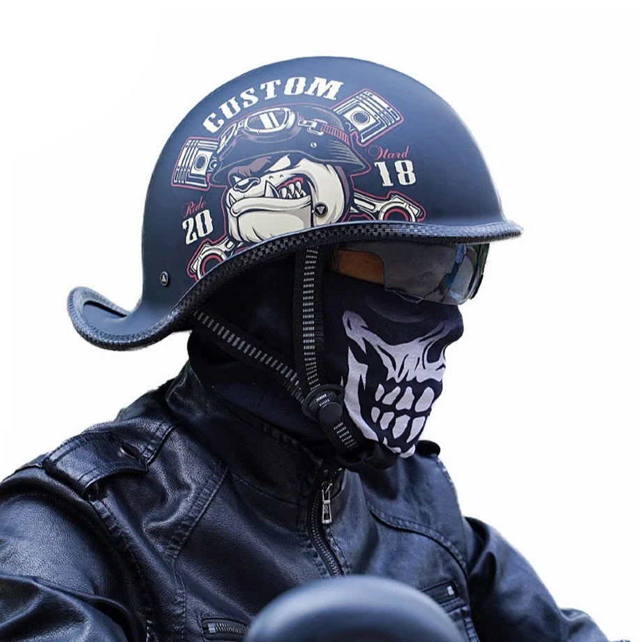 Mode halb Gesichtsscheibe -Motorradhelm