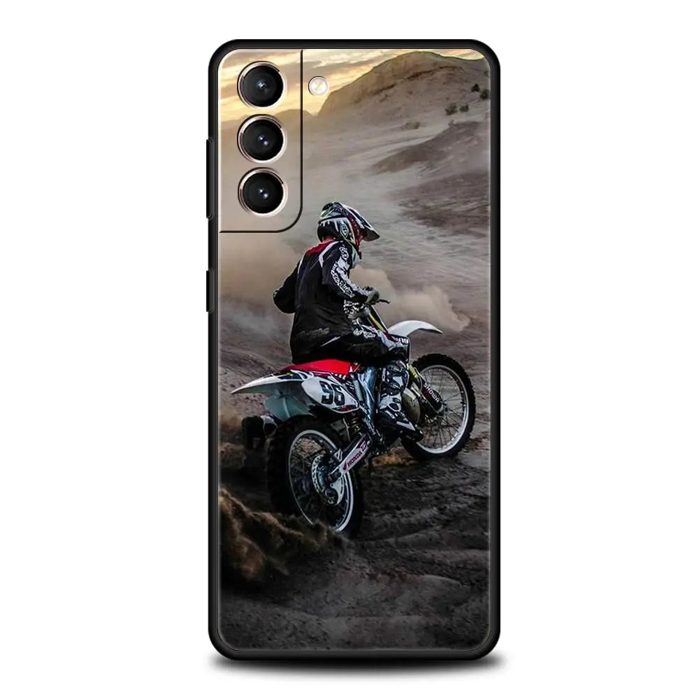 Étui de téléphone sportif Moto Cross