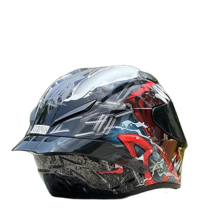 Casco de motocicleta de cara completa