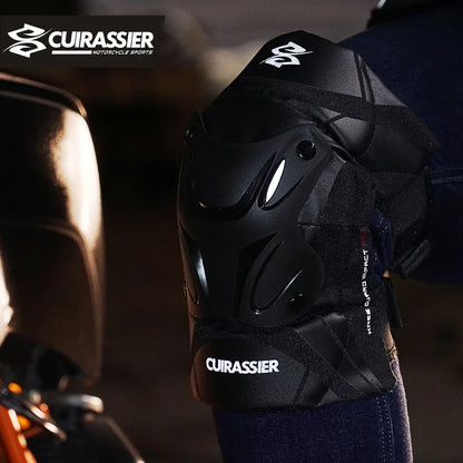 Guardas de joelho de motocicleta Cuirassier