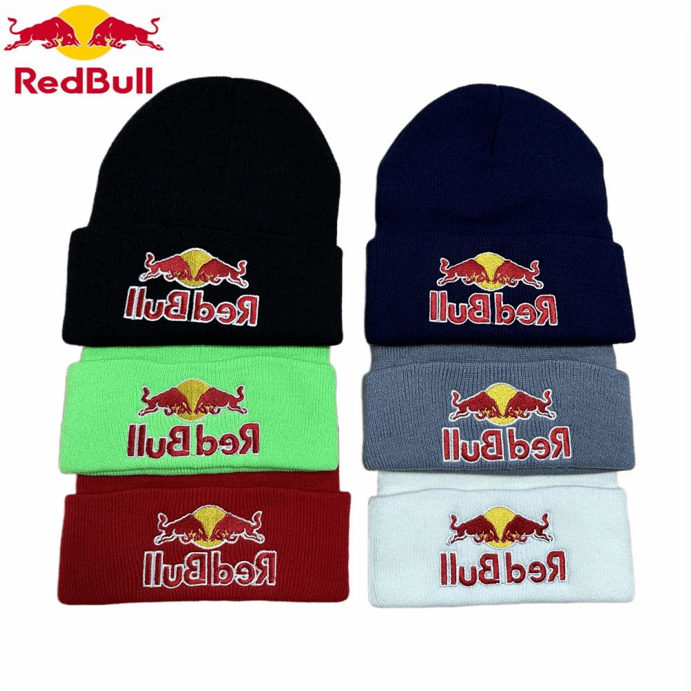 Red Bull bestickter Strickbene