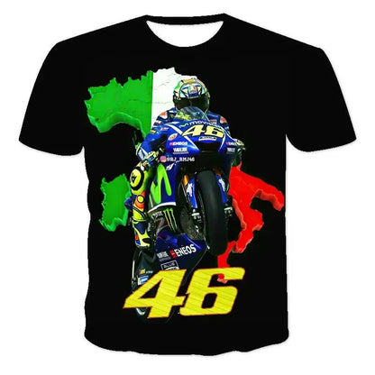 1. Valentino Rossi 46 T-Shirt - 100% Cotton