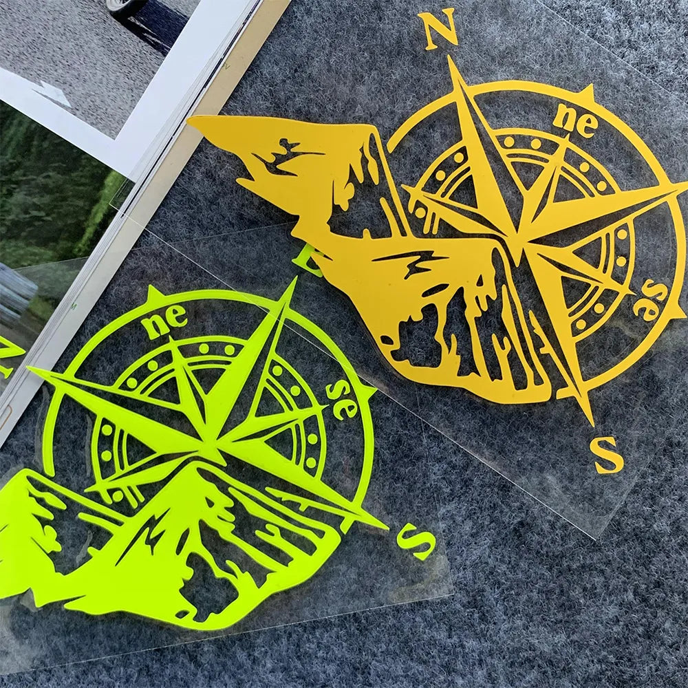 Compass Reflective Decal