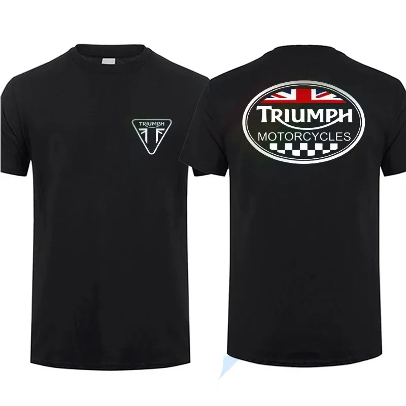 Coleção de camisetas de motocicleta Triumph