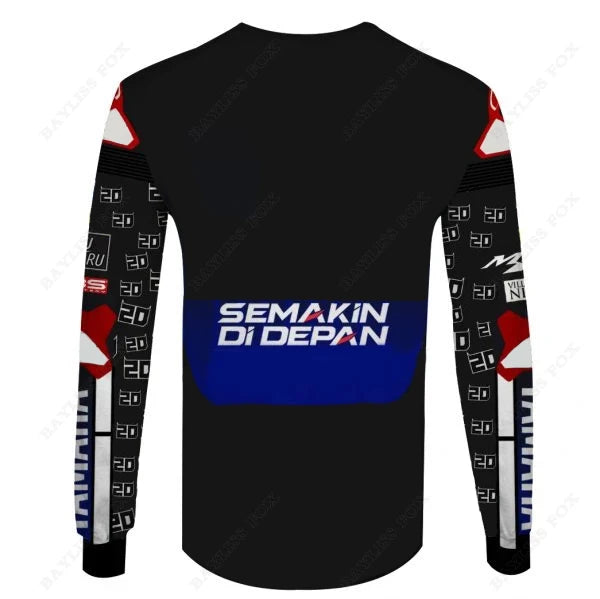 T-shirt long champion de Yamaha