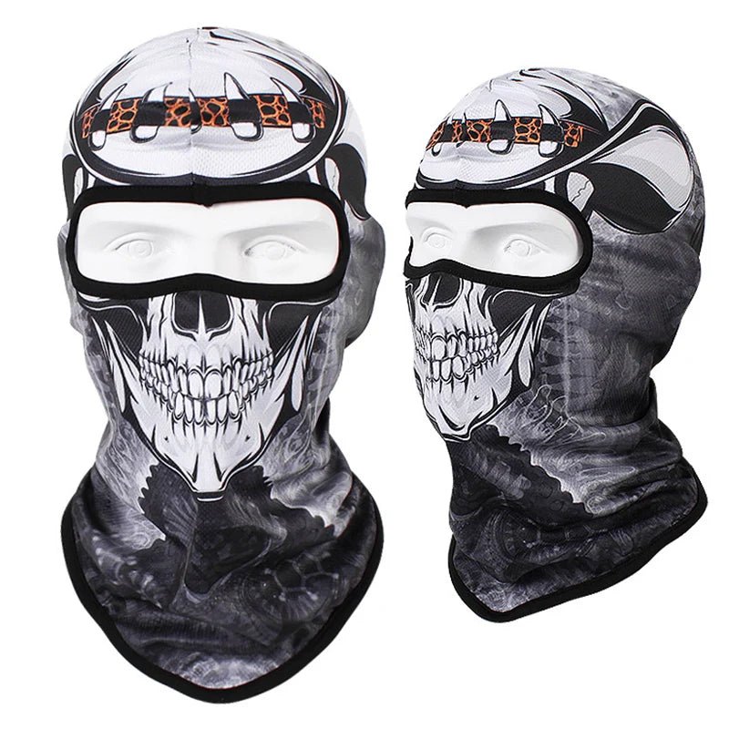 Motocicleta Full Full Face Skull Mask Balaclava