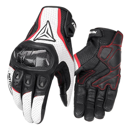 Guantes de carreras de motos transpirables