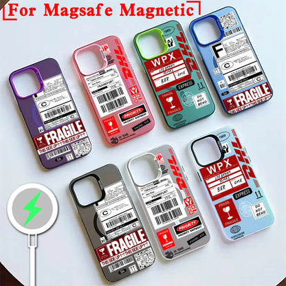 iPhone Case Fragile & Shipping Label Design