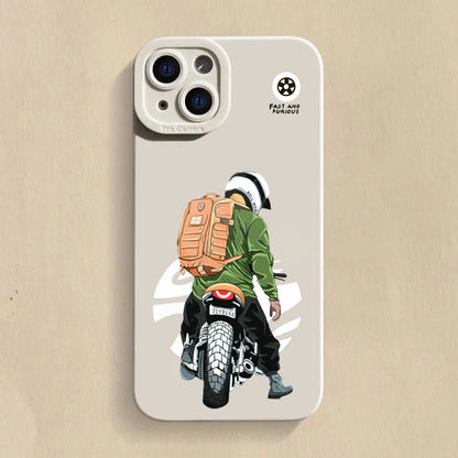 Case de téléphone de moto pour Samsung 