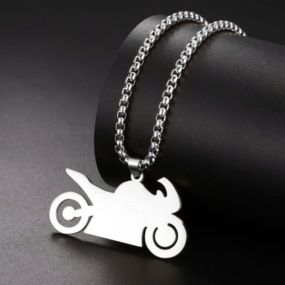 Motorcycle Pendant Necklace