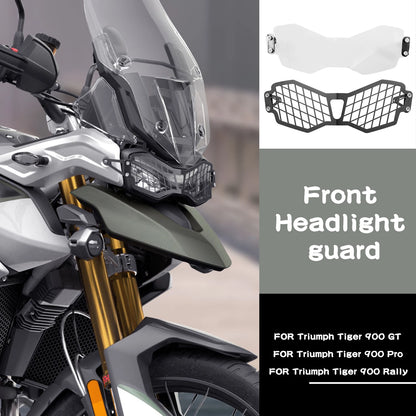 Headlight Protector Cover Grill pour Triumph Tiger 900 Rally Pro