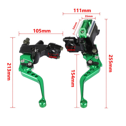 Universeller hydraulischer Bremskupplungshebel für Motorräder