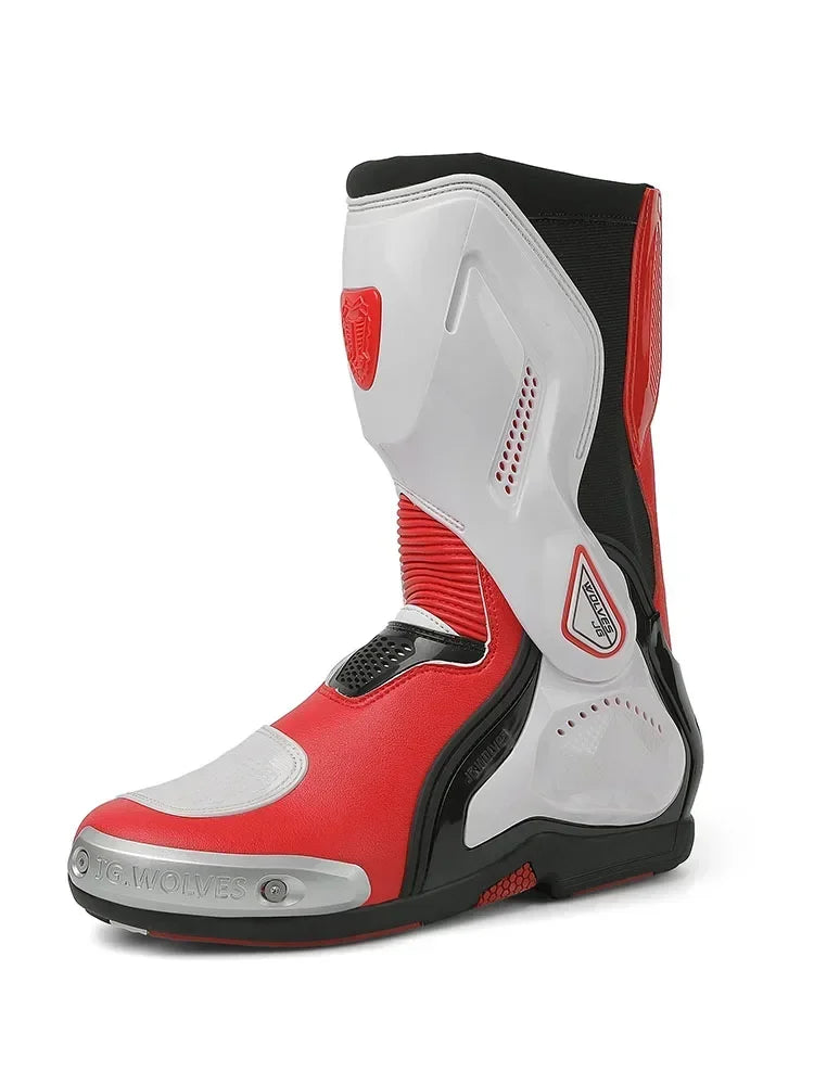 Botas de carreras de motocicletas